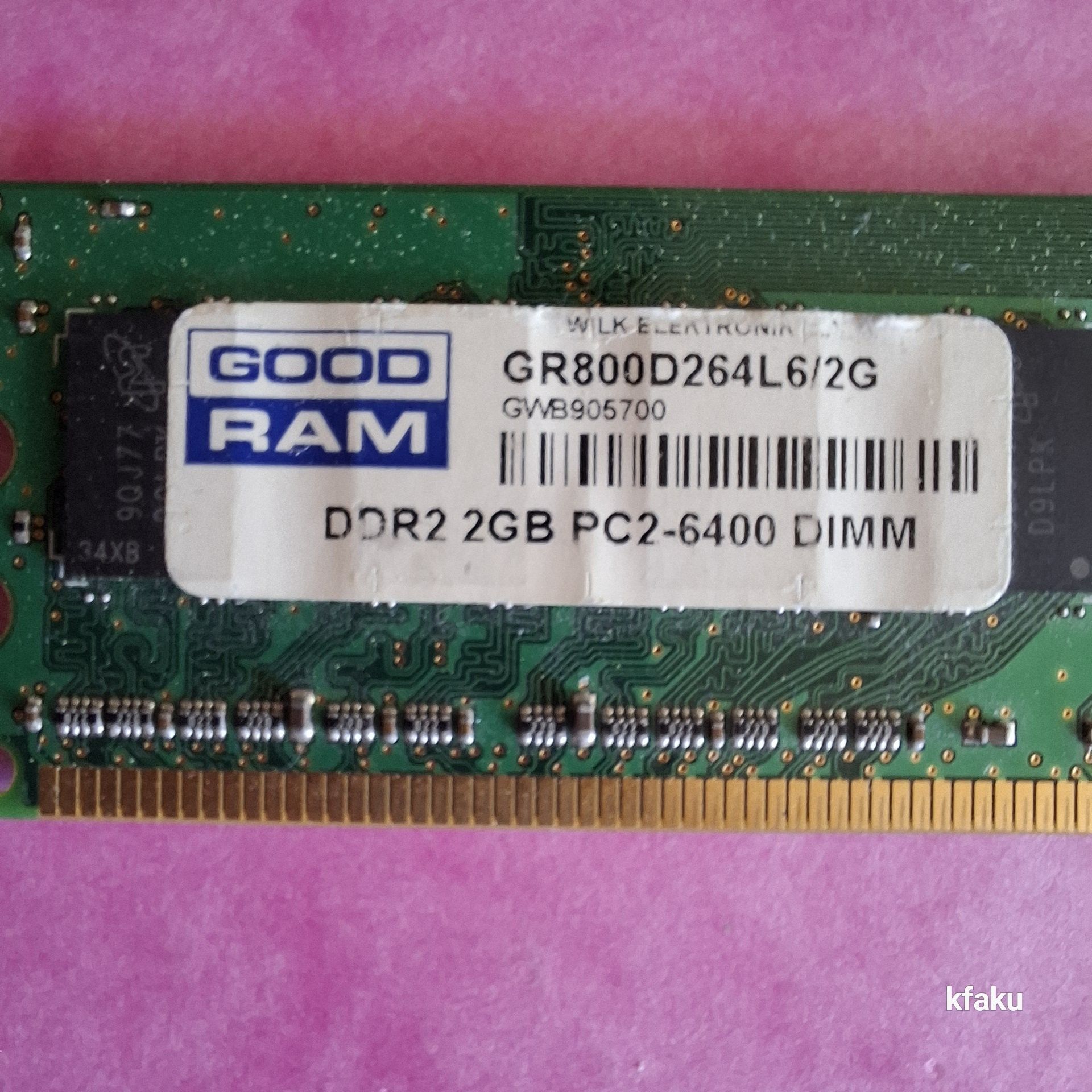 Pamięć ram DDR2 2x2GB PC2 6400