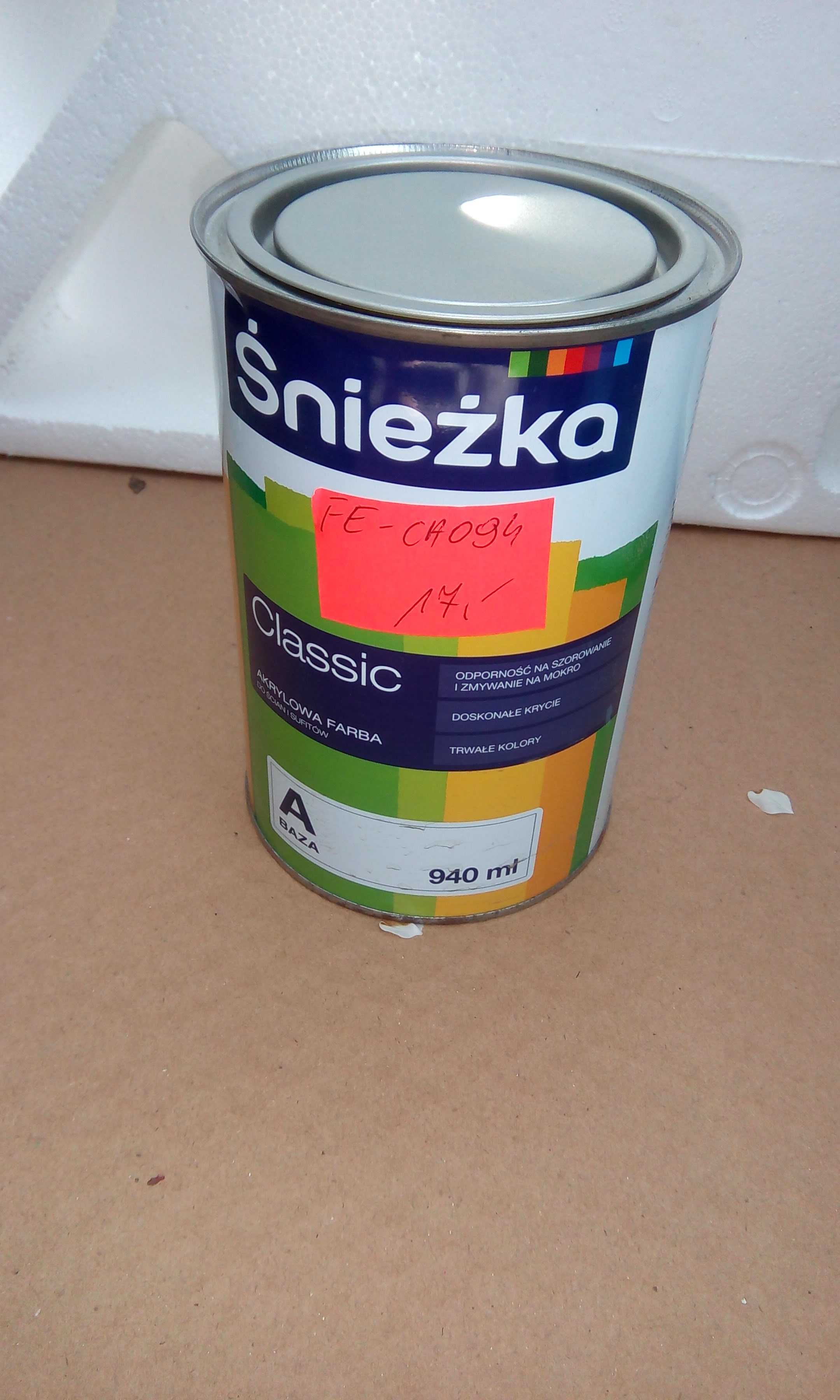 farba akrylowa śnieżka