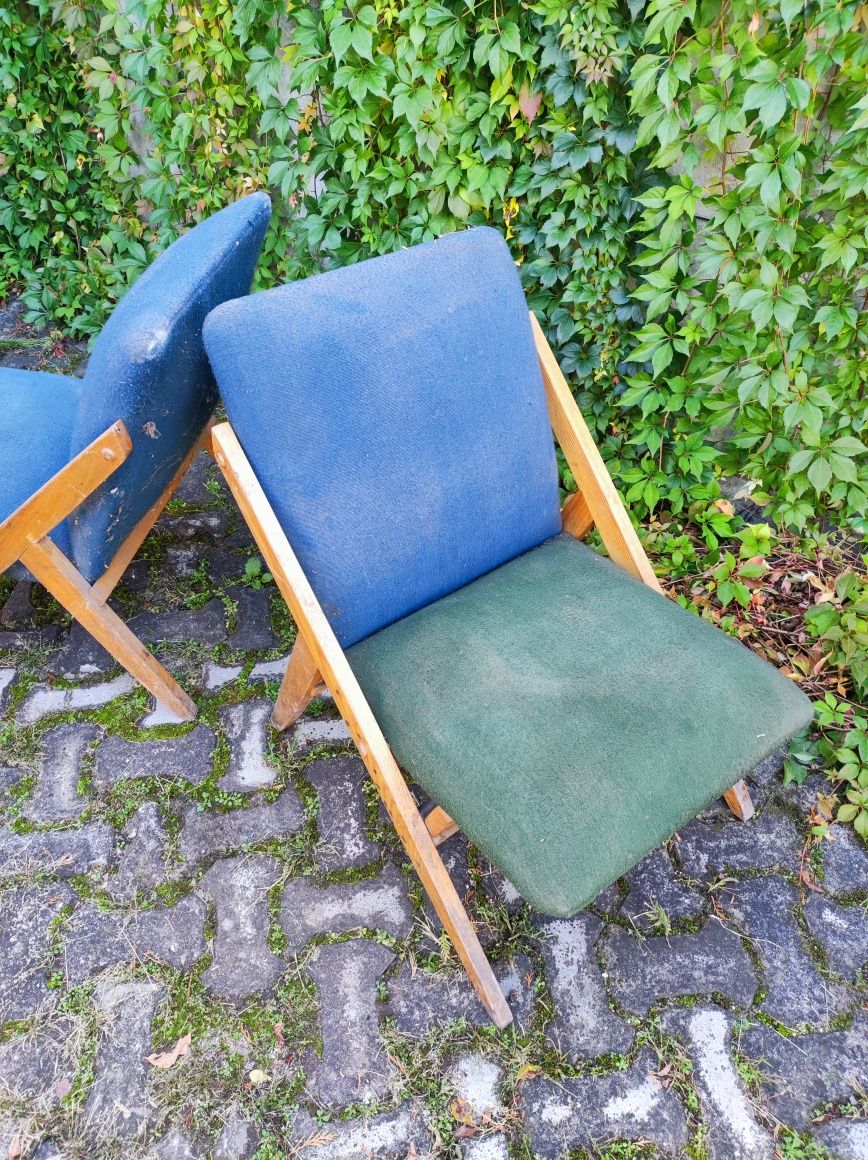 Komplet foteli Rzut Toruń Cz.Knothe Design PRL