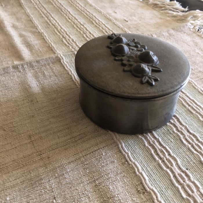 Guarda joias antigo em prata