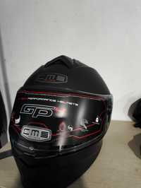 (NOVO) Capacete Integral | CMS GP4 – MATT BLACK-Tam. XS Unisexo