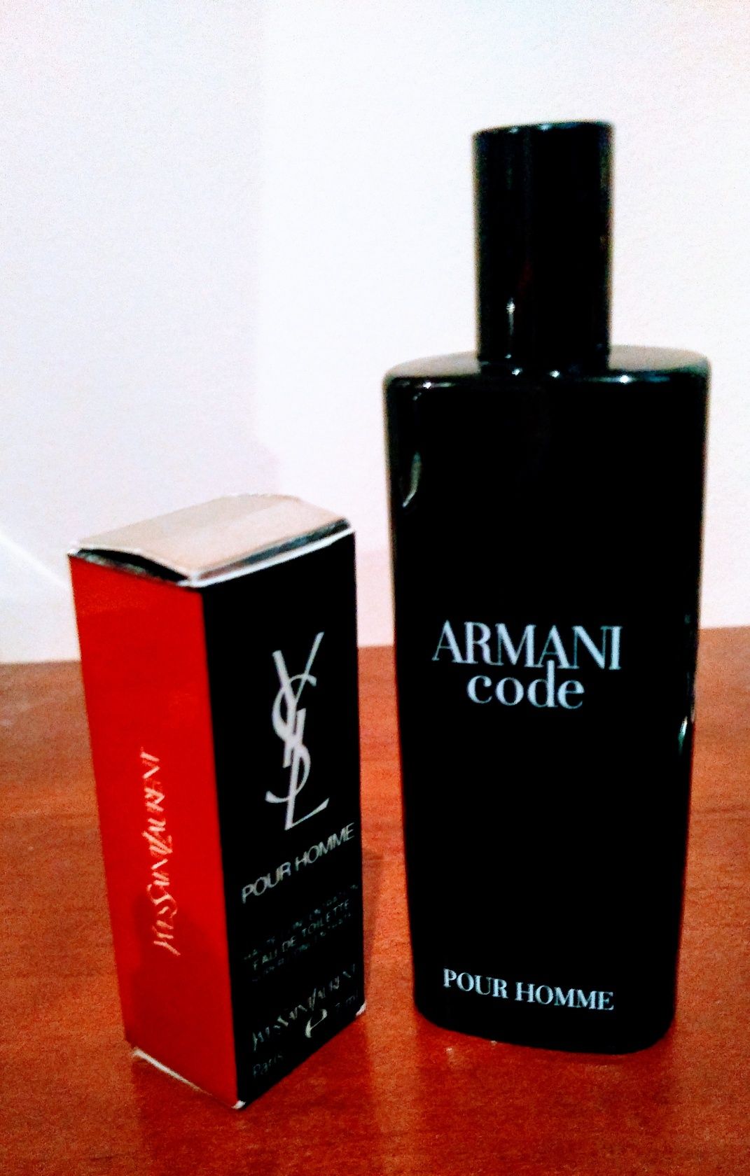 Zestaw perfum nowe YSL 7 ml YSL Pour Homme super concentrate i Armani