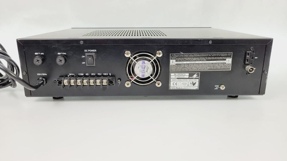 Monacor PA 980 RCD nowy >2000zł wzmacniacz miksujący 80W fm 100v usb