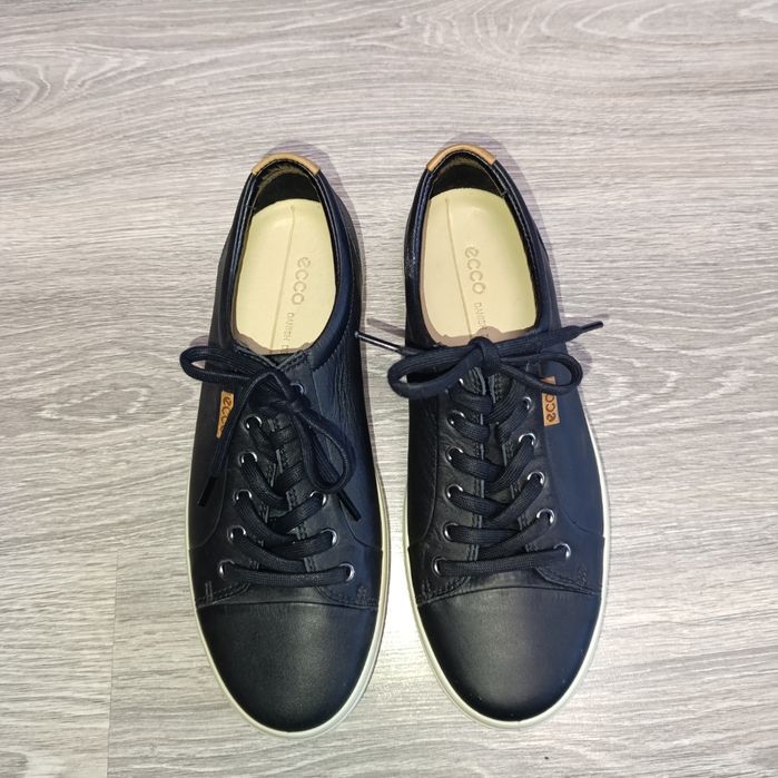 Чоловічі шкіряні кеди Ecco Soft 7