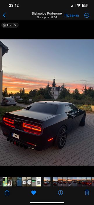 Dodge Challenger 2020  Wynajem  Sesje Foto Śluby Przejazdy VIP Wrocław