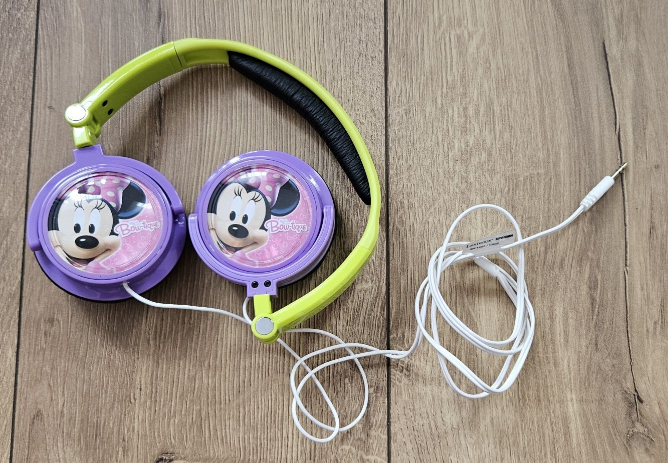 Słuchawki Nauszne Lexibook Minnie Mouse Składane Przewodowe