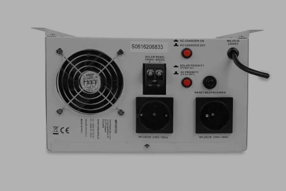 Гібридний сонячний інвертор Volt Polska SINUS PRO 1000 S 12/230V