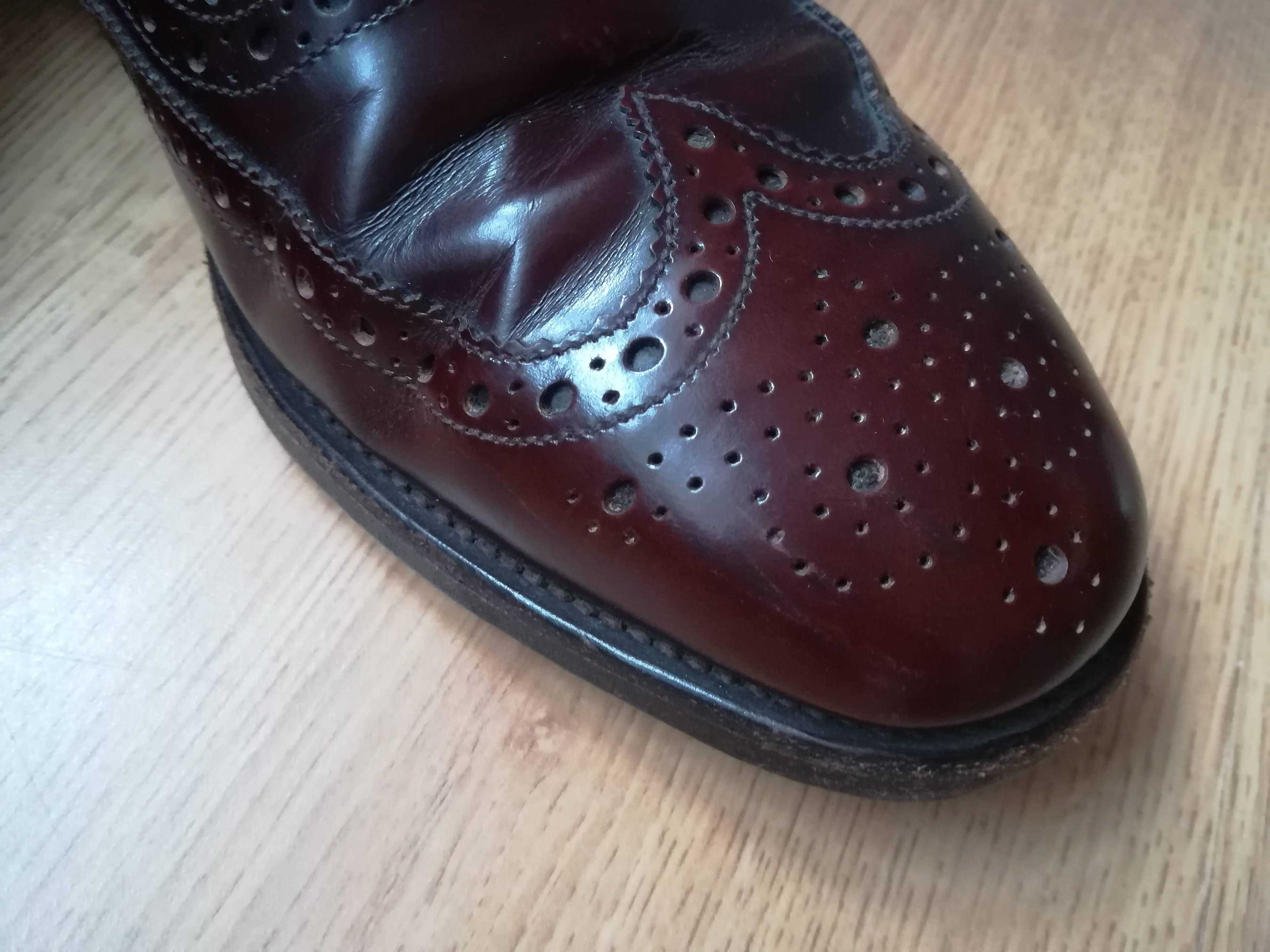 Loake L1 skórzane buty męskie - rozmiar 44 ( 9 1/2) - oksfordy