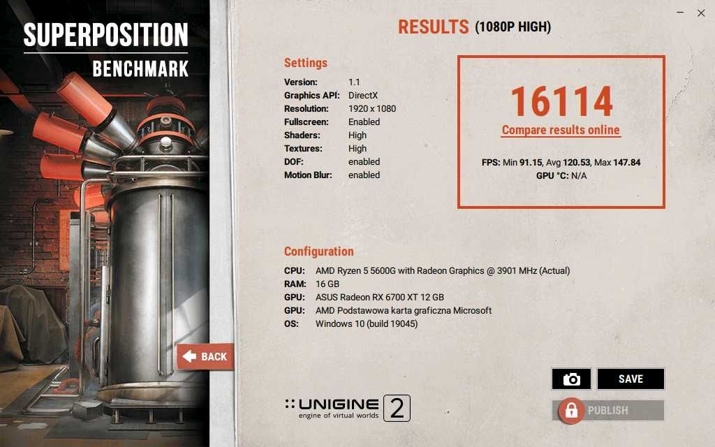 Komputer Gamingowy RX 6700XT 12GB | R5 5600 | 4.40GHz | SSD M2 | ARGB