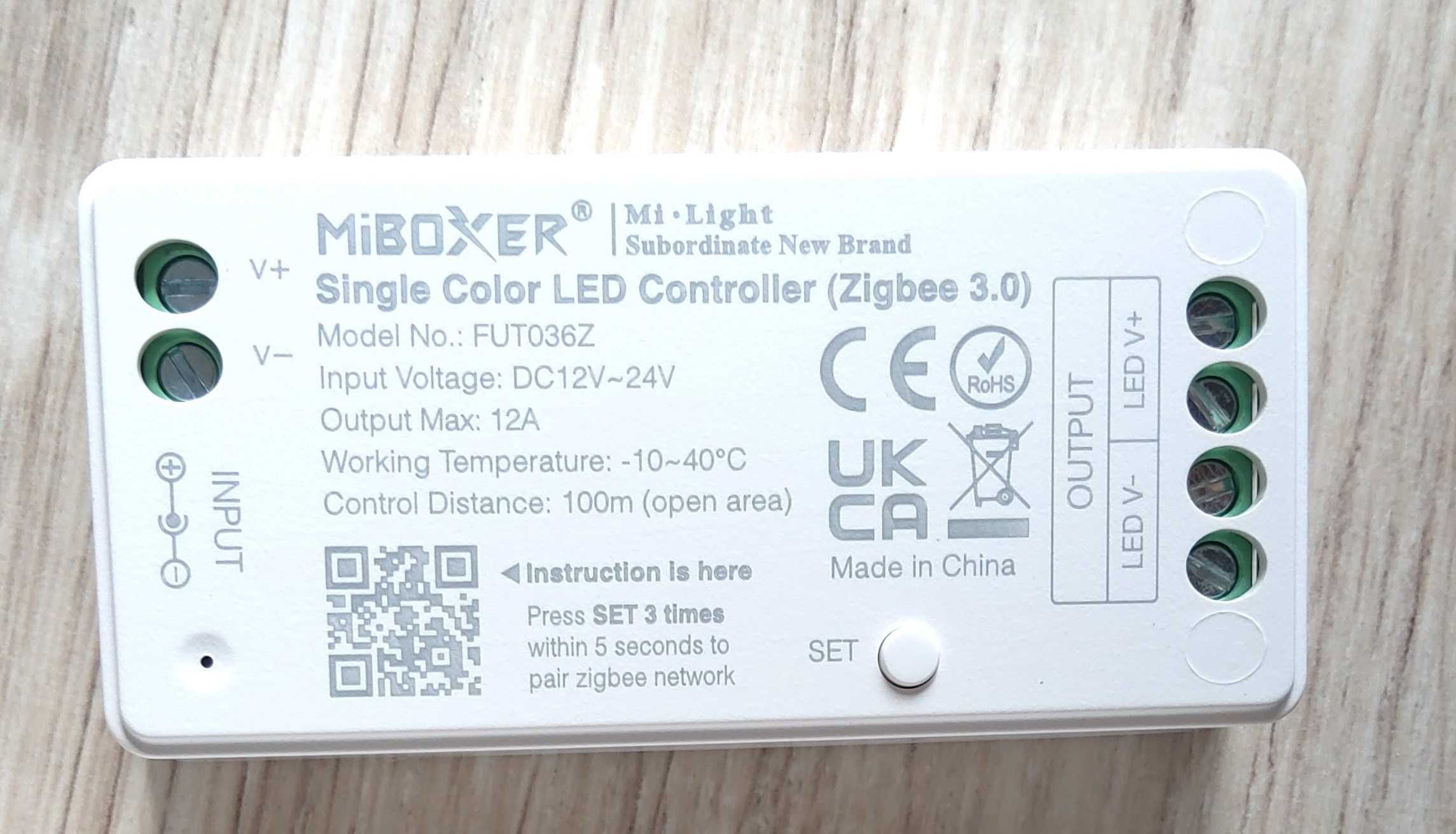Sterownik Zigbee 3.0 FUT036Z MiBoxer Single Color LED