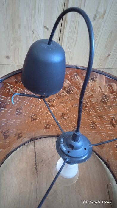 Candeeiro de tecto preto Ikea