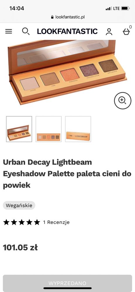 Cienie urban decay oryginalne nowe limitowana edycja