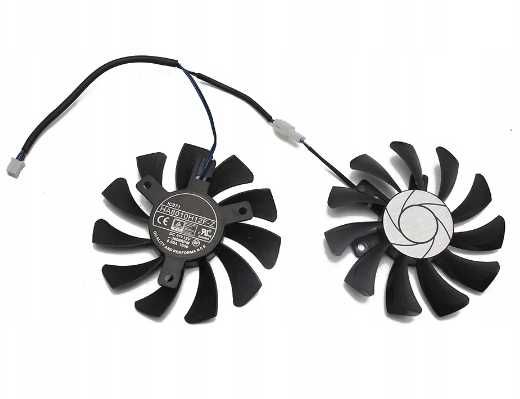 Wentylatory do Msi GTX 1650 SUPER 1050, 1050 Ti HA8010H12F 75mm