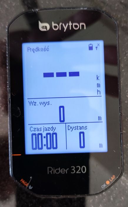 Bryton Rider 320 z językiem polskim