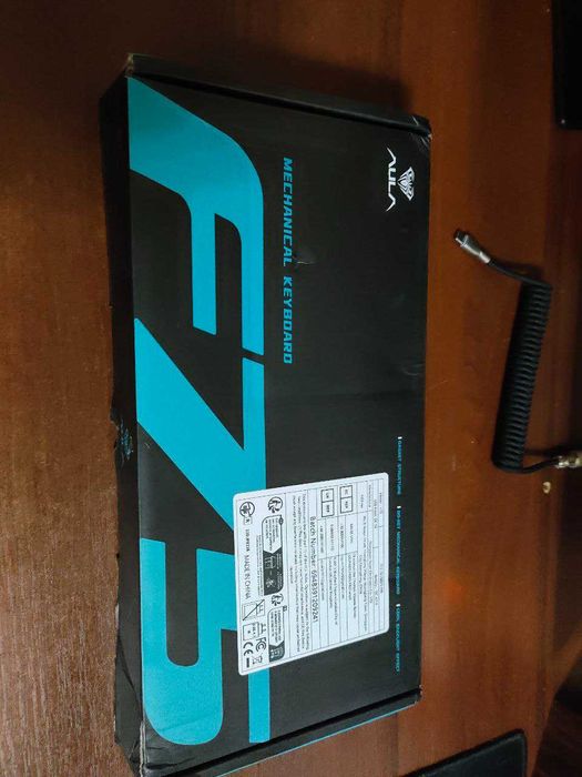 Aula F75 Механічна клавіатура White-Blue Ігрова Бездротова