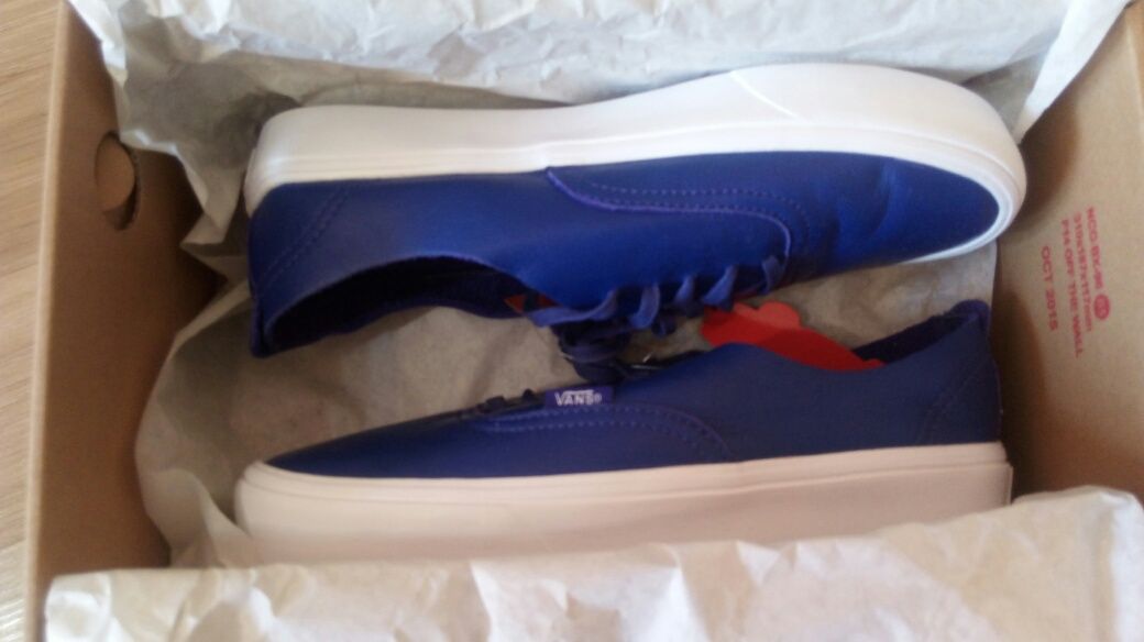 Vans Niebieskie GRATIS! 38,5 Oryginalne Trampki Sneakersy Buty Niskie