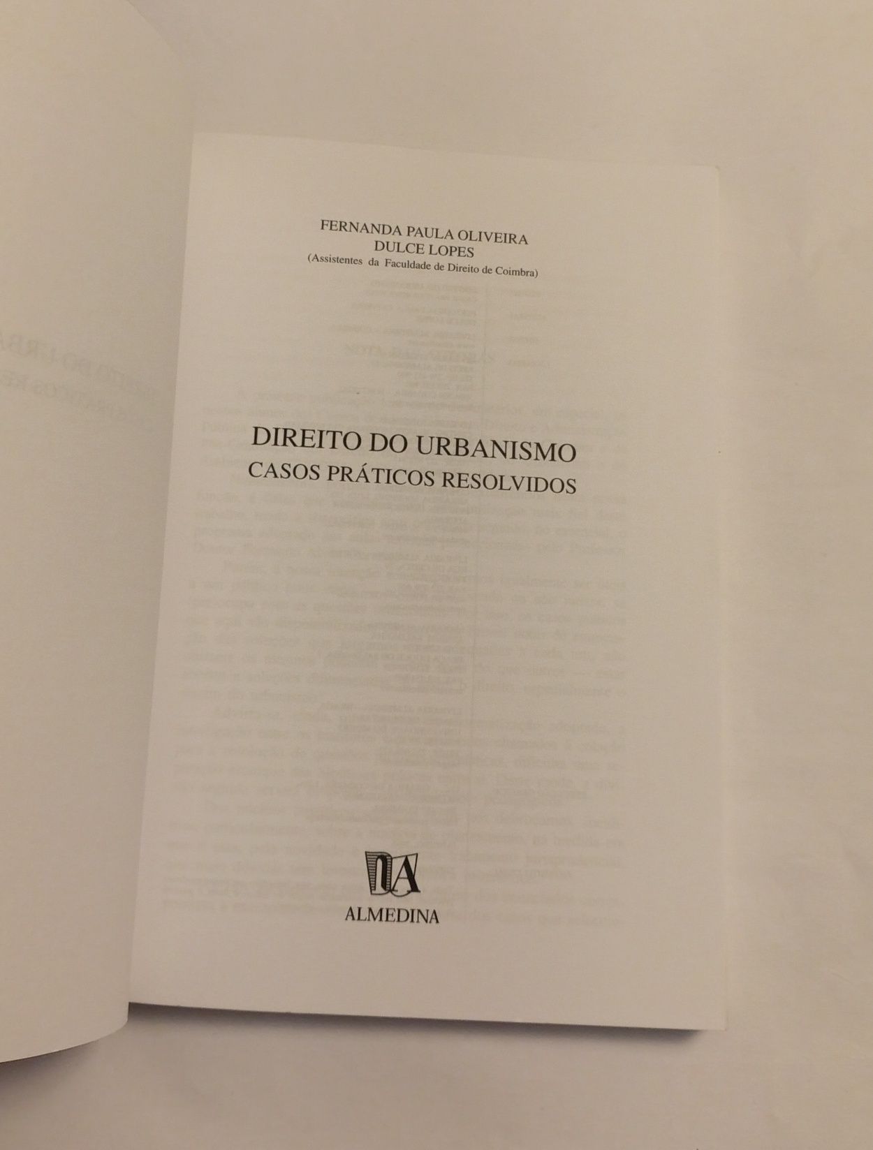 Direito do Urbanismo: Casos Práticos Resolvidos, de Fernanda Paula Oli
