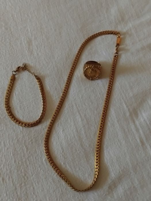 Conjunto volta + pulseira + libra