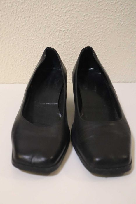 Sapatos Copitraje pretos para traje académico Português em pele, 38