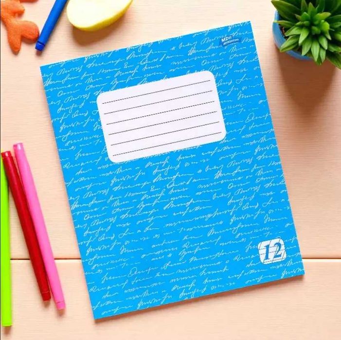 Зошит ДЕЛЬТА 12, 18, 24 аркушів Мрiя, Фонова - РАЗНЫЕ