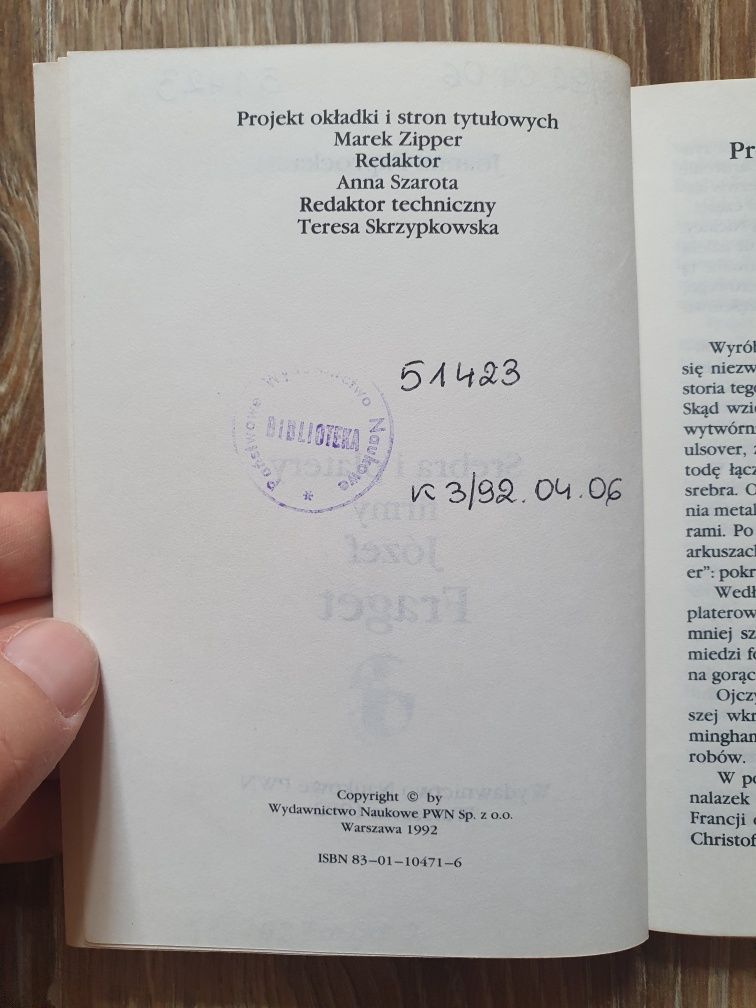 Srebra i platery firmy Józef Fraget - Paprocka