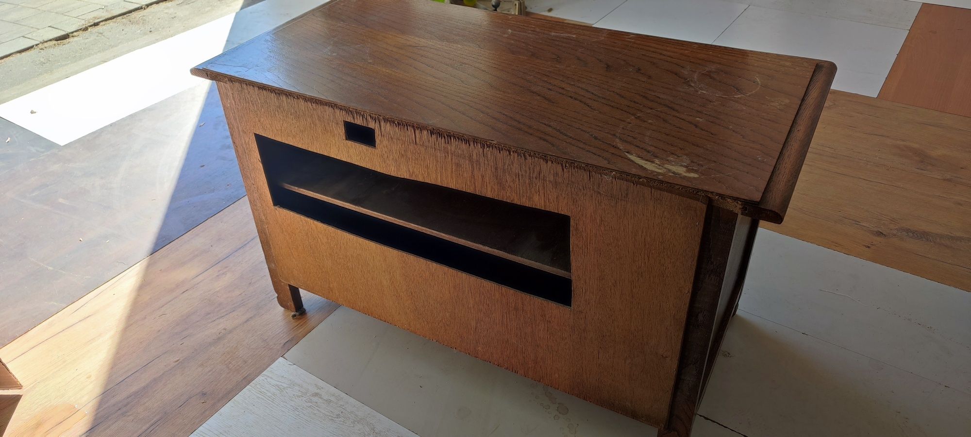 Szafka dębowa retro pod tv