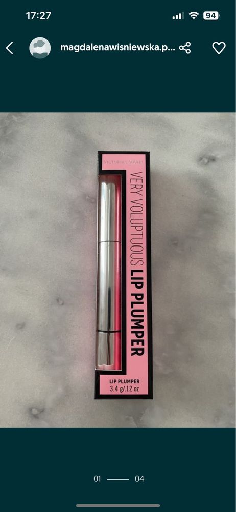 Victorias Secret błyszczyk powiększający usta lip plumper