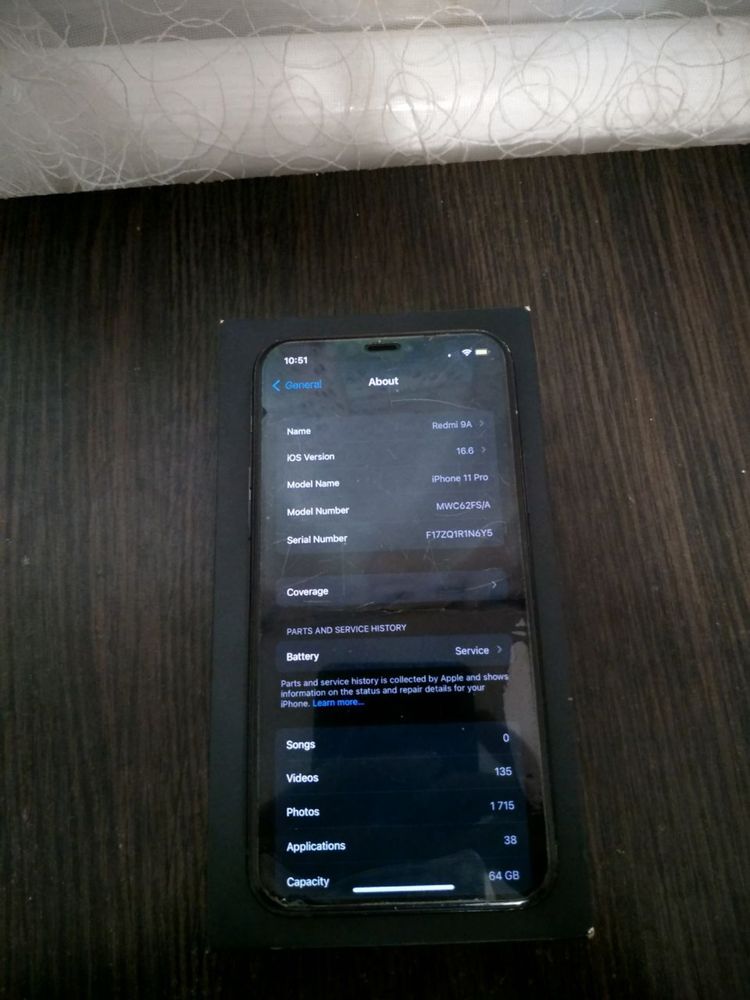 iPhone 11 pro ios 16.6