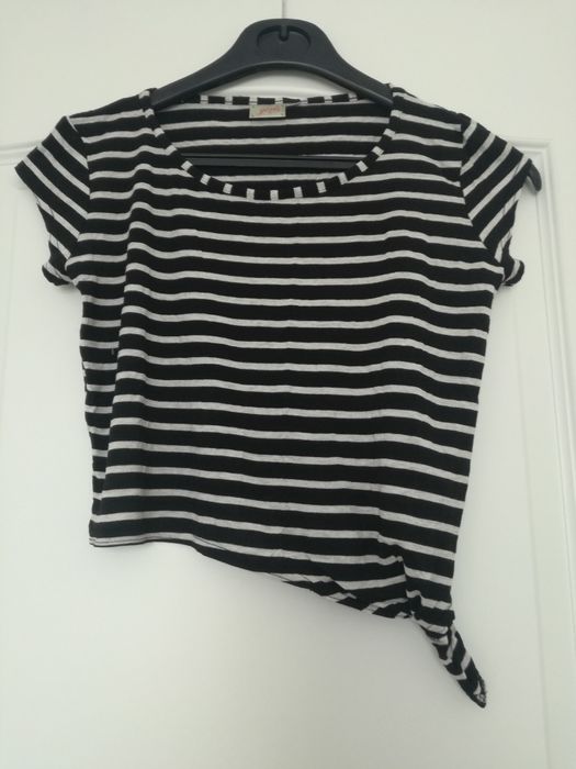 Super crop top z wiskozy rozmiar 34 xs