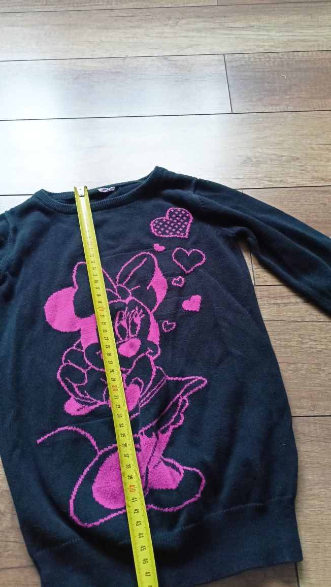 Sweter 122 myszka Minnie