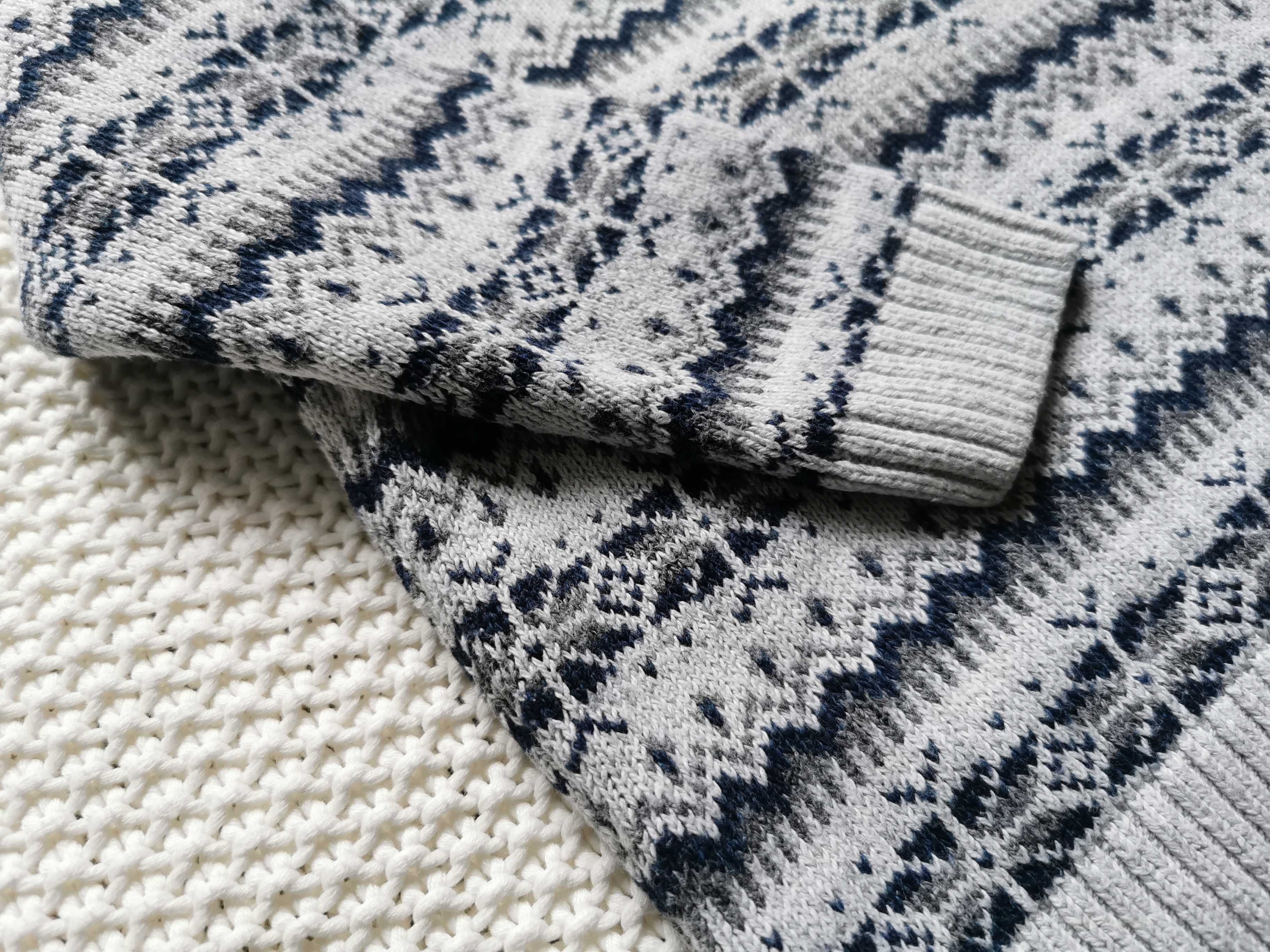 Śliczny sweter dla chłopca firmy TU rozmiar 92-98