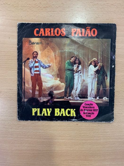 Disco Vinil - Single - Carlos Paião – Play Back