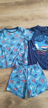 Piżamy letnie baby shark Ca 140 zestaw