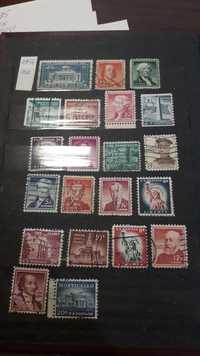 znaczki filatelistyczne z USA 1954