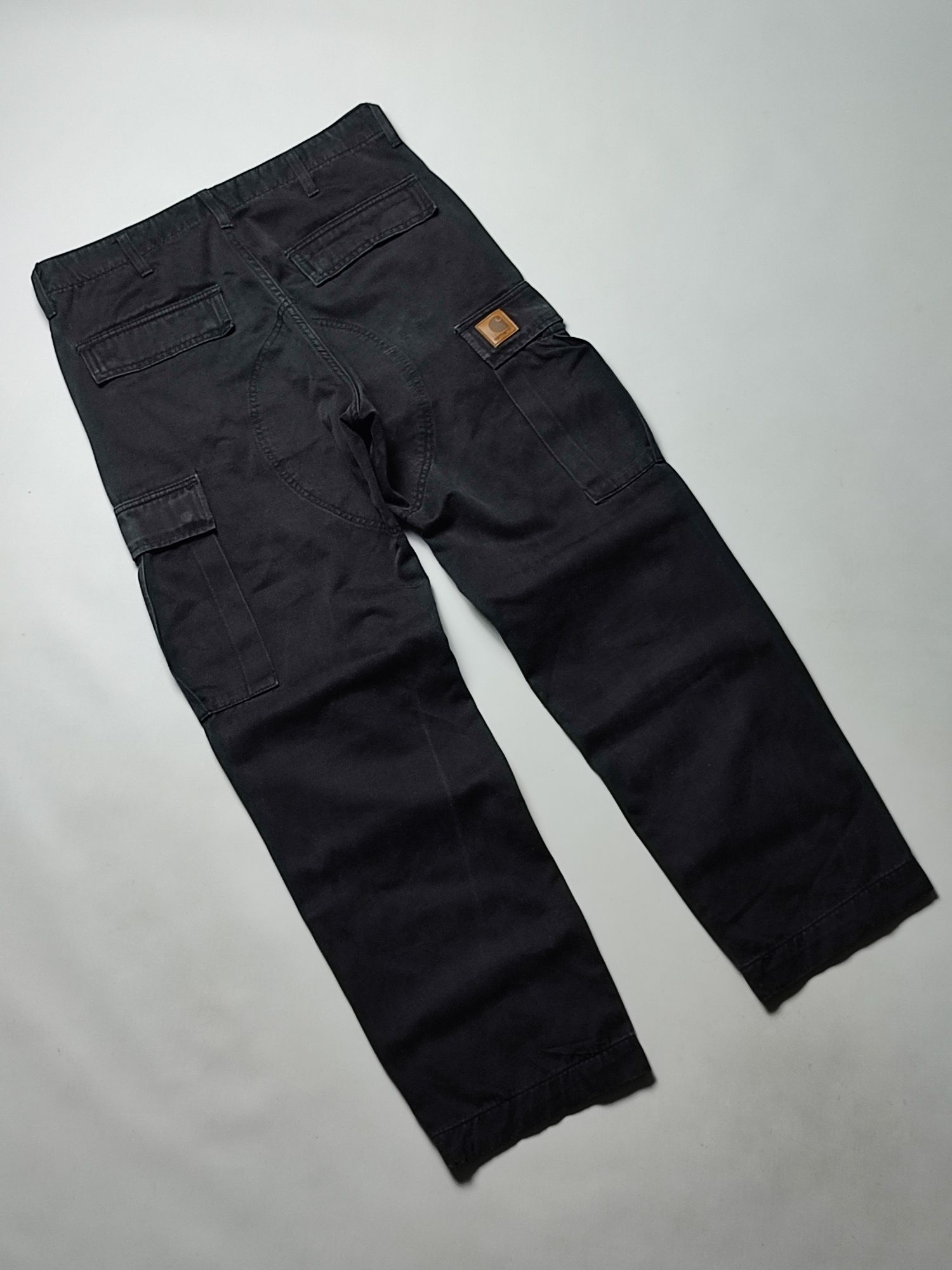 Брюки карго черные Carhartt Regular EUR 31-32 (р.46-48)бу ориг мужские