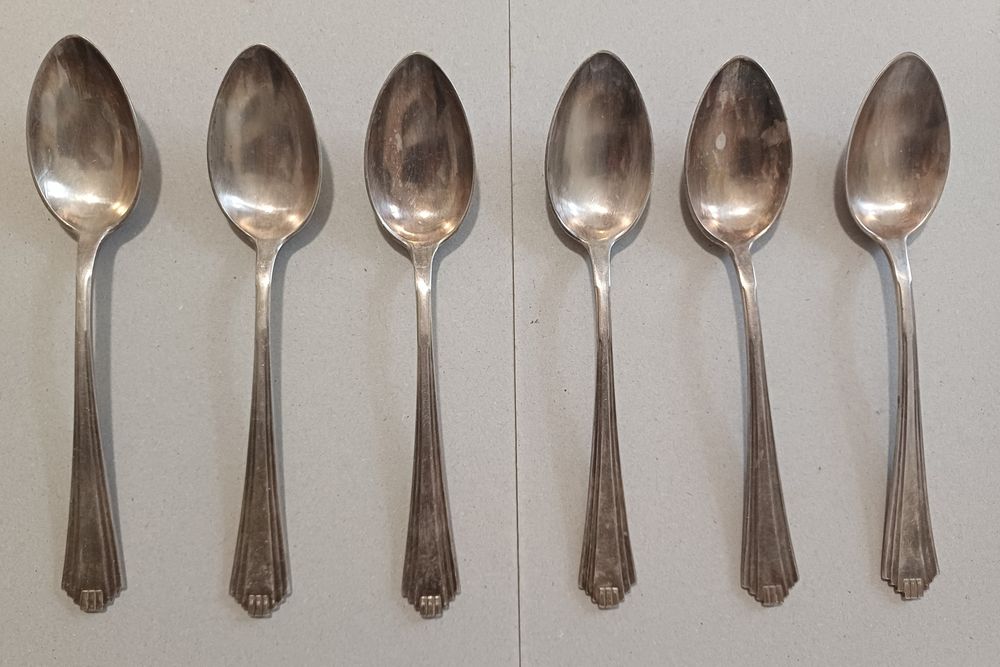 Łyżeczki d Fraget WSW Hefra Art Deco