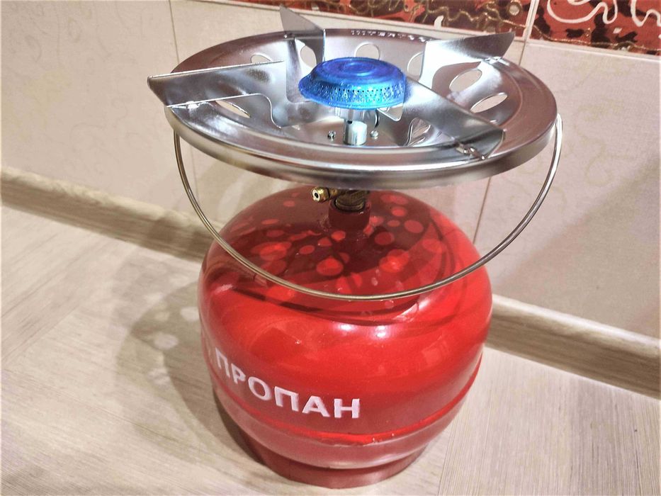 НОВЫЙ Газовый комплект с горелкой и баллоном 5 л !!! Intertool