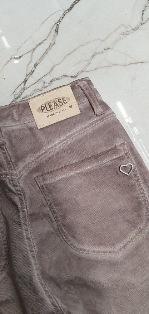 Spodnie jeansowe Please S