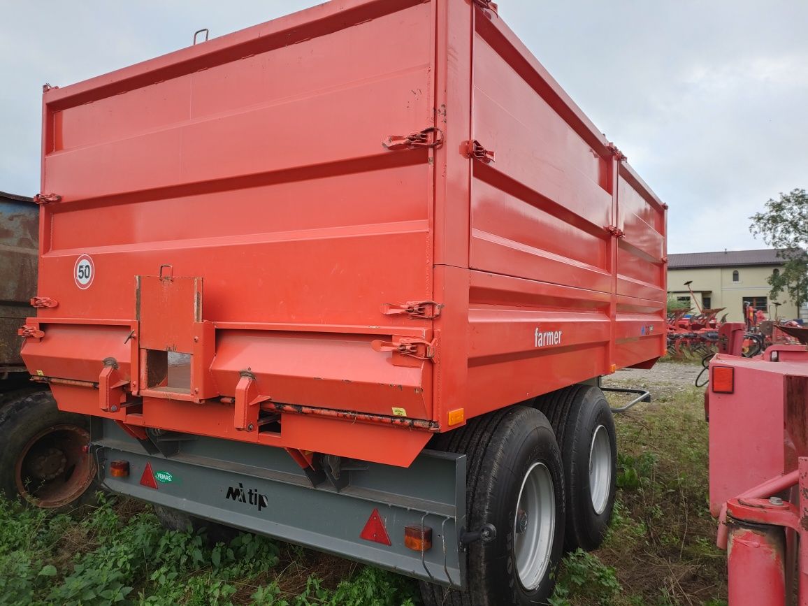 Przyczepa rolnicza Kimadan UMEGA tandem wywrotka 14 ton Super stan