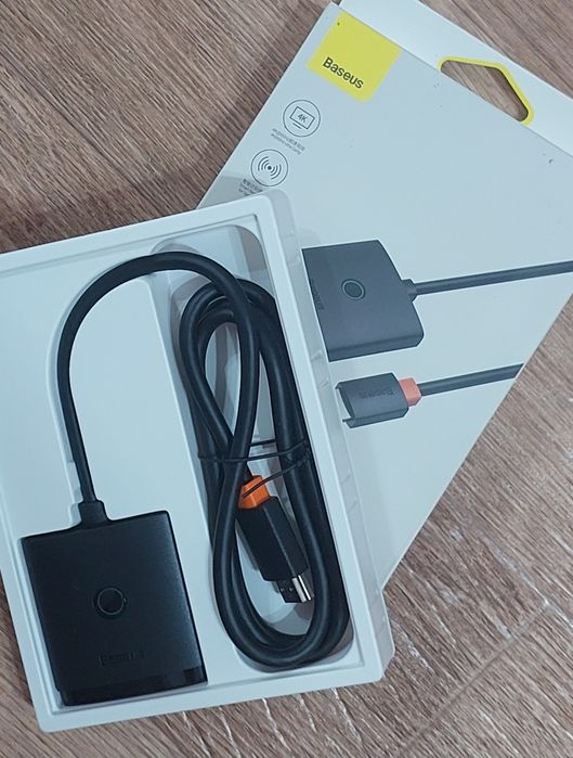 (НОВЫЙ) HDMI сплиттер коммутатор Baseus AirJoy Series 2 в 1 4K 60 Гц