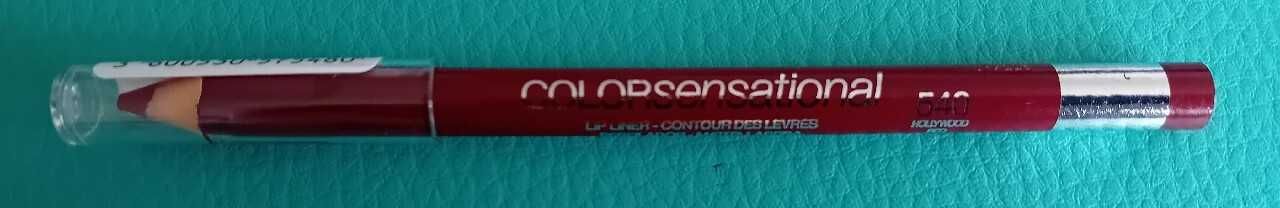 Maybelline - konturówka do ust, Color Sensantional (540 Hollywood Red)
