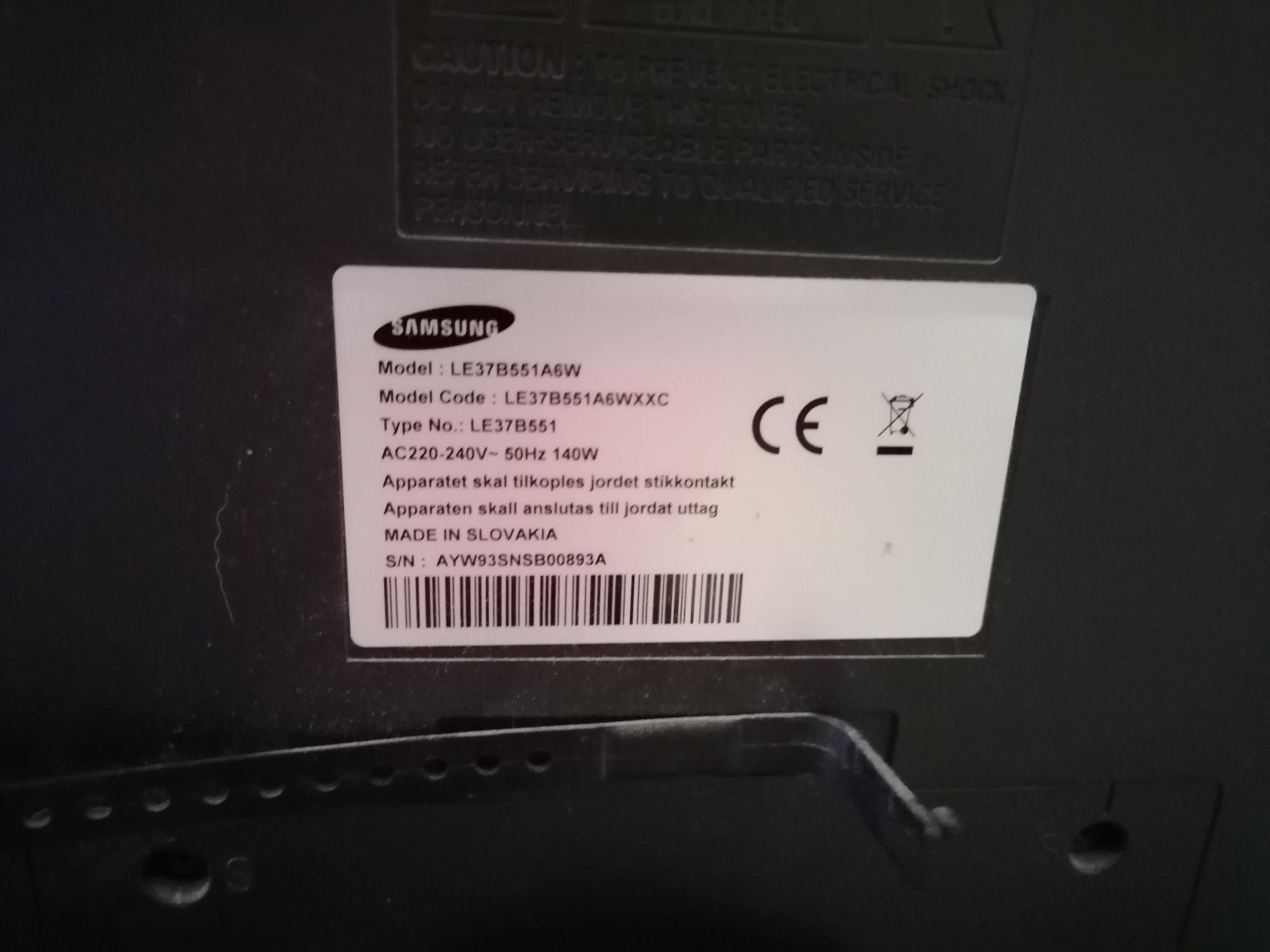 TV Samsung 109 cm