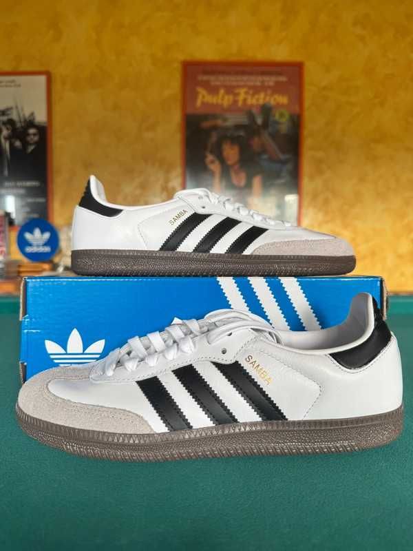 "Buty damskie Trampki" adidas Samba Biały r.39
