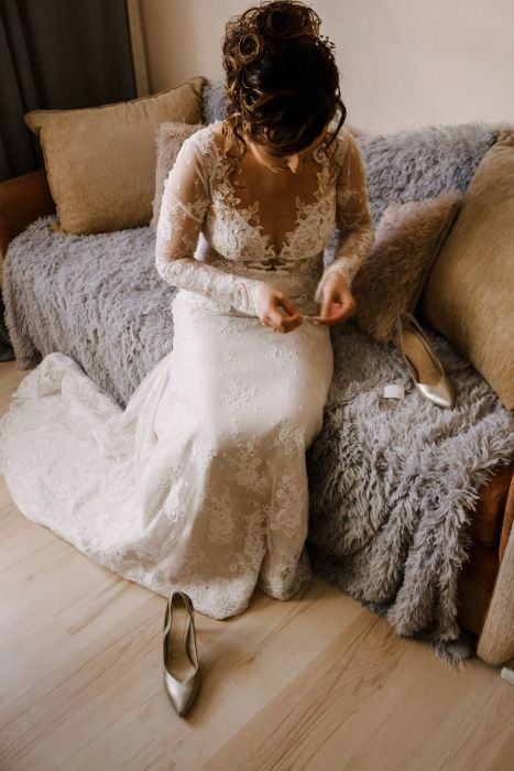 Wyjątkowa suknia ślubna Vanilla Sposa 1855 + długi welon gratis