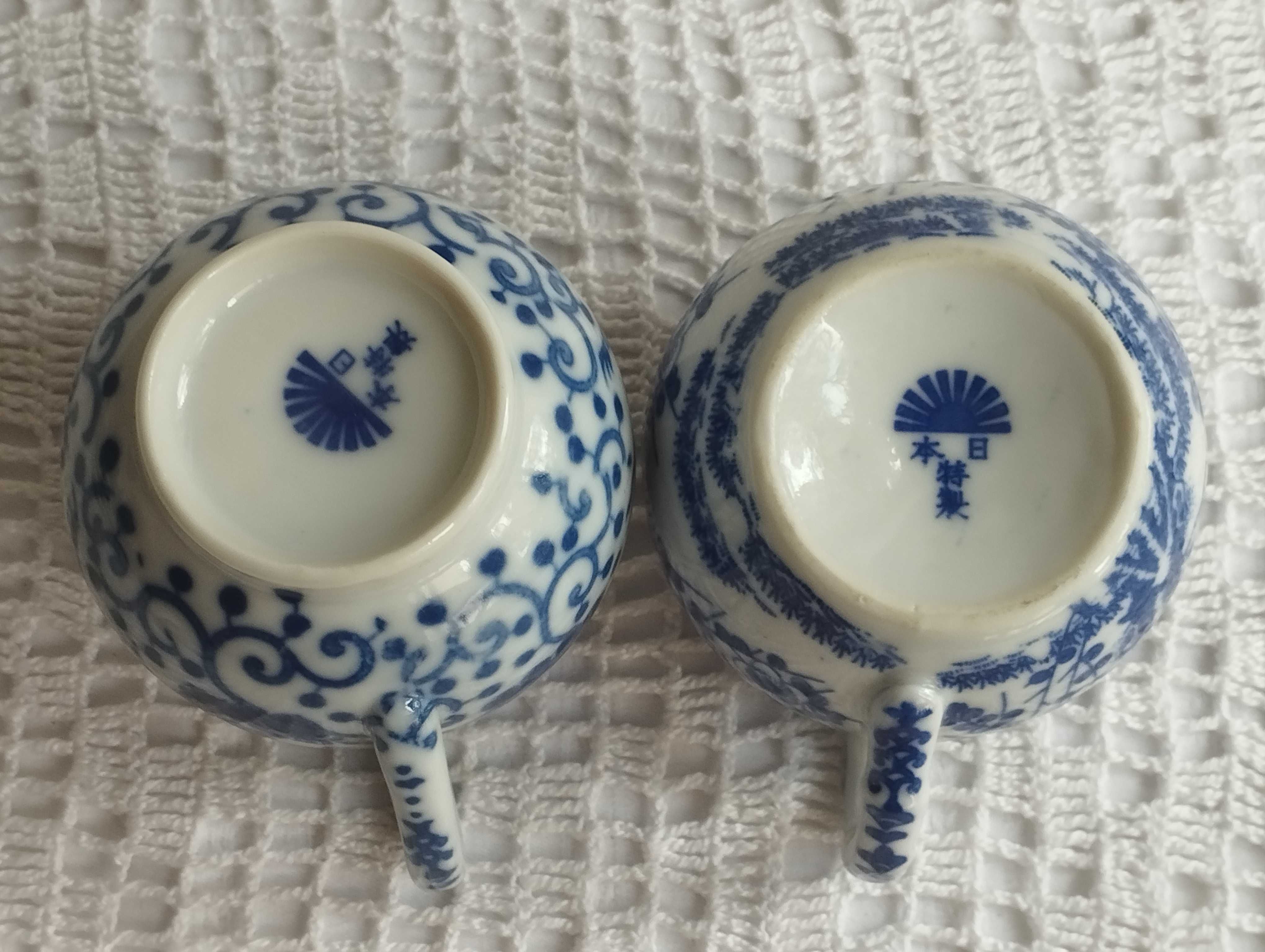 Japońska porcelana mleczniki i dzbanuszek.