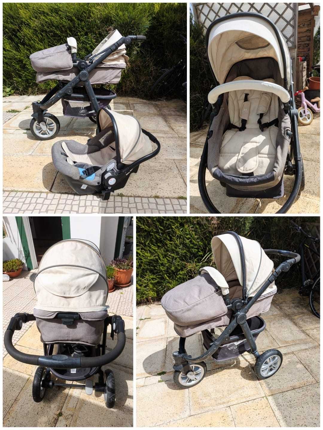 Sistema de viagem com carrinho de bebé 3 em 1 – ZY SAFE
