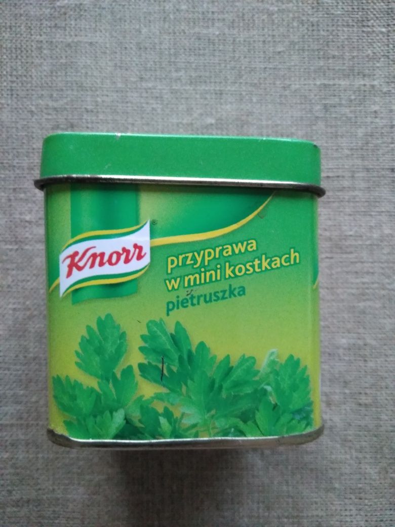 Puszka mini knorr na drobiazgi, śrubki itp pudełko