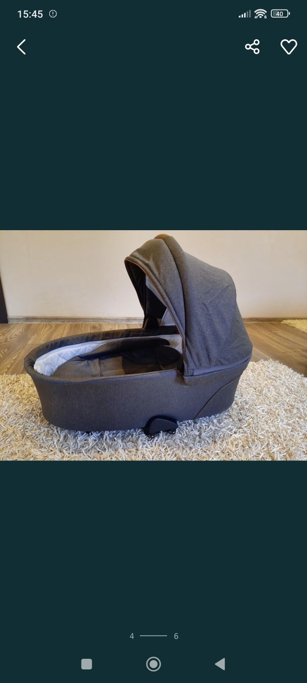 Wózek głęboki i spacerowy. baby design