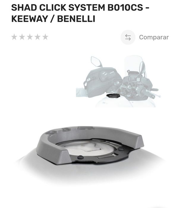 Suporte de tanque shad p/ Benelli TRK