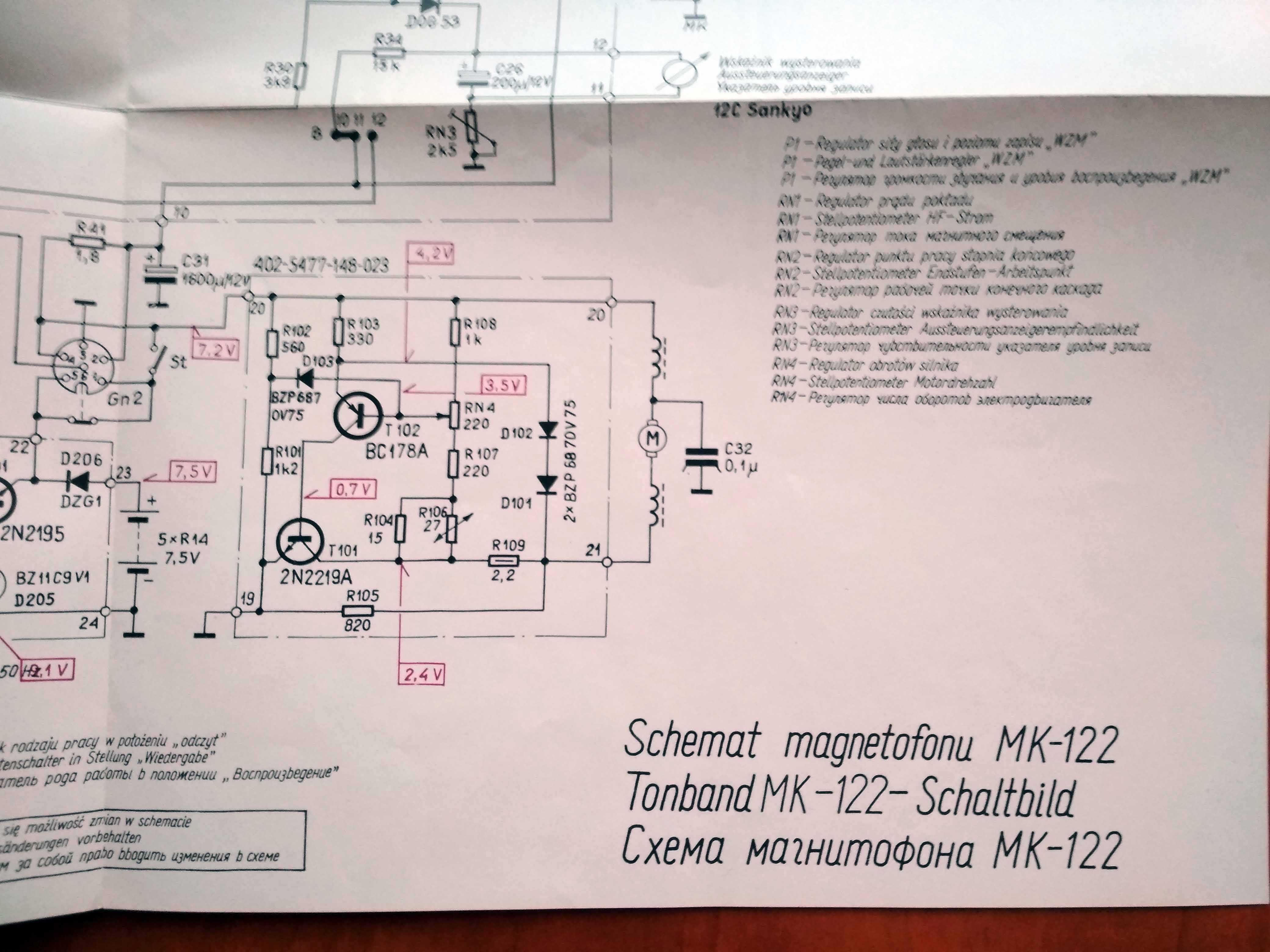 MK-122 reporterski kaseciak na licencji Thompsona